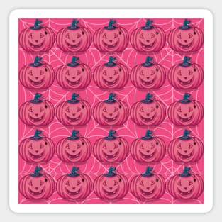 Pink pumpkin’s pattern Magnet